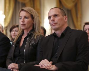 Danae Stratou, esposa del ministro Yanis Varufakis.