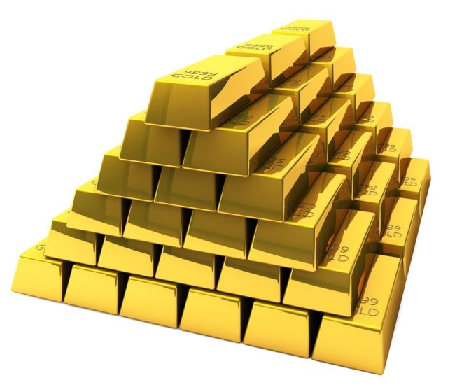 Pirámides de oro