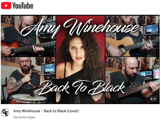 Amy Winehouse – Back to Black (cover) Amy Winehouse - Back to Black (cover)