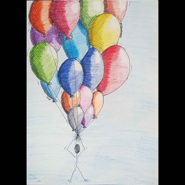 Globos by @Erilnb #DrawJavierArt Globos by @Erilnb #DrawJavierArt
