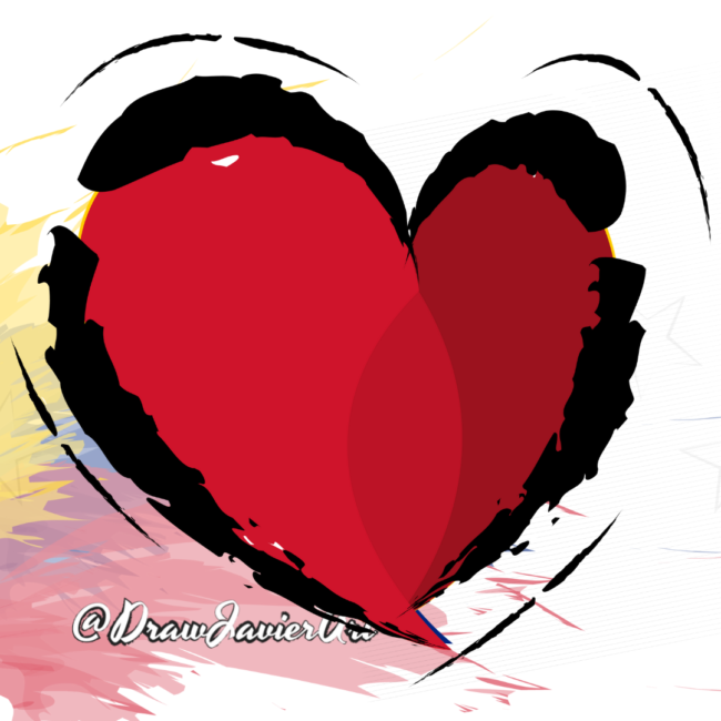 Te Amo | @DrawJavierArt - @erlinb | Mayo, 2021 Drawjavierart.com |Seryhumano.com